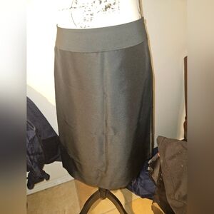 Ann Taylor Womans Black 100% Silk Skirt Size 4